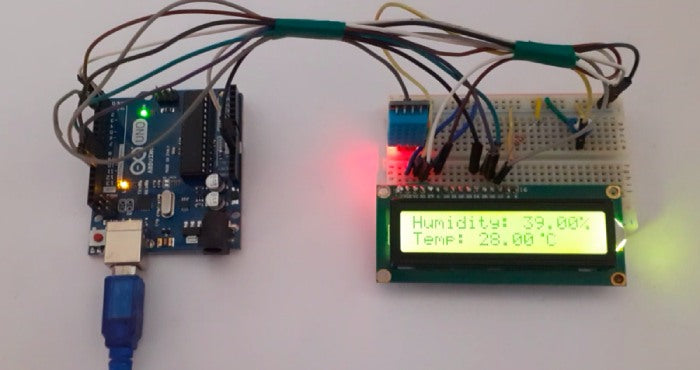 Arduino DHT11 Sensor Interfacing - Temperature and Humidity ...