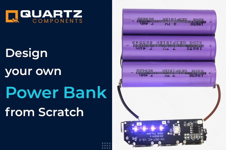 Design Your Own Triple USB Power Bank from Scratch QuartzComponents Circuit Diagram