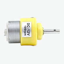 Load image into Gallery viewer, 12V 100RPM Geared DC Motor
