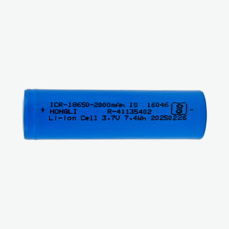 18650 Li-ion Rechargeable Battery (2000 mAh)