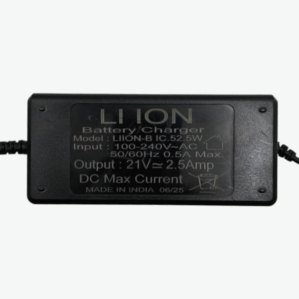 DC Power Supply Adapter 21V 15W - Battery Charger For 18V/20V/21V Tool Batteries, With LED Indicator - View #9