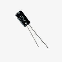Load image into Gallery viewer, 220uF 16V Electrolytic Capacitor