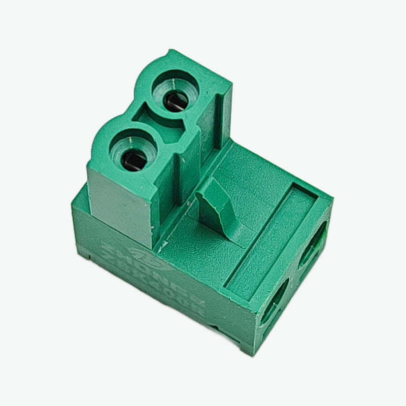2Pin 5.08mm Pitch Pluggable Female Right Angle Terminal Block Connector