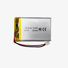 Load image into Gallery viewer, 3.7V 2000mAH Li-Po Rechargeable Battery ( 523450 )