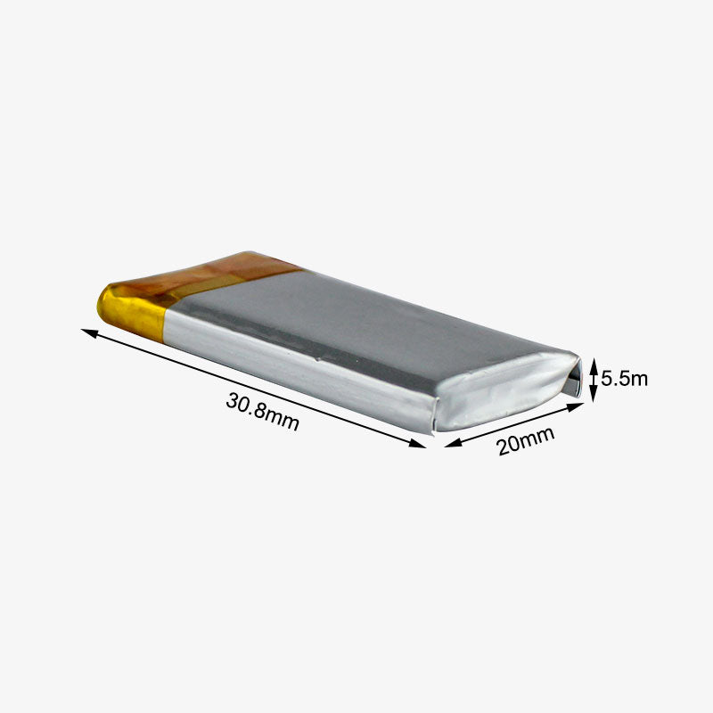 3.7V 500mAH Li-Po Rechargeable Battery