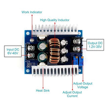 Load image into Gallery viewer, 300W 20A Step Down DC-DC Buck Converter Pinout