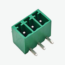 Load image into Gallery viewer, 3Pin 3.81mm Pitch Pluggable PCB Mount Male Right Angle Terminal Block Connector
