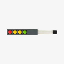 Load image into Gallery viewer, DC 12V 4×1 Key Matrix Membrane Switch Keypad Module 107x20x0.8mm