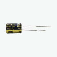 Load image into Gallery viewer, 680µF 16V Electrolytic Capacitor