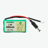 WATTNINE® 7.4V 4000mAh Rechargeable Lithium Battery Pack with Warranty