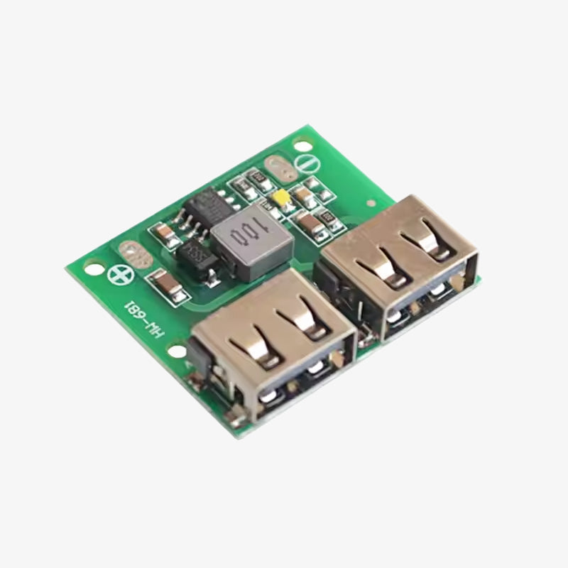 Dual USB Output 9V-12V-24V to 5V 3A DC-DC Car Charging Voltage