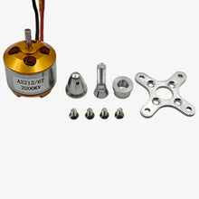 Load image into Gallery viewer, A2212 6T 2200KV Brushless Motor for Drone (Soldered Connector)
