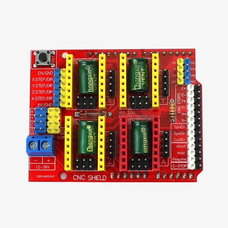 Buy Kit CNC Shield Sbduino Arduino UNO + 4 Drivers DRV8825 SB Online At