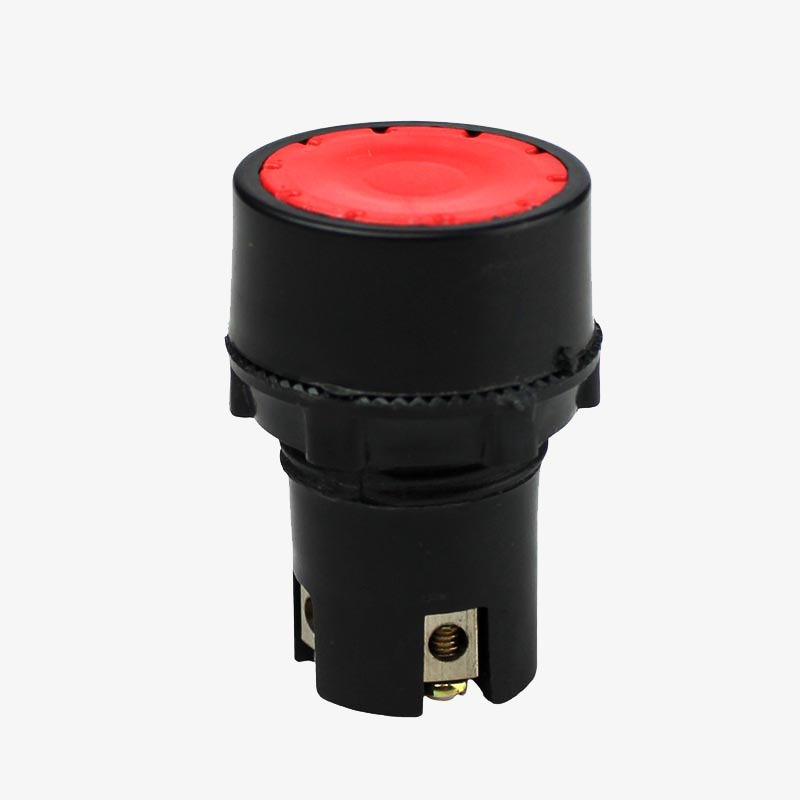 Flat AHF Push Button Switch - Red