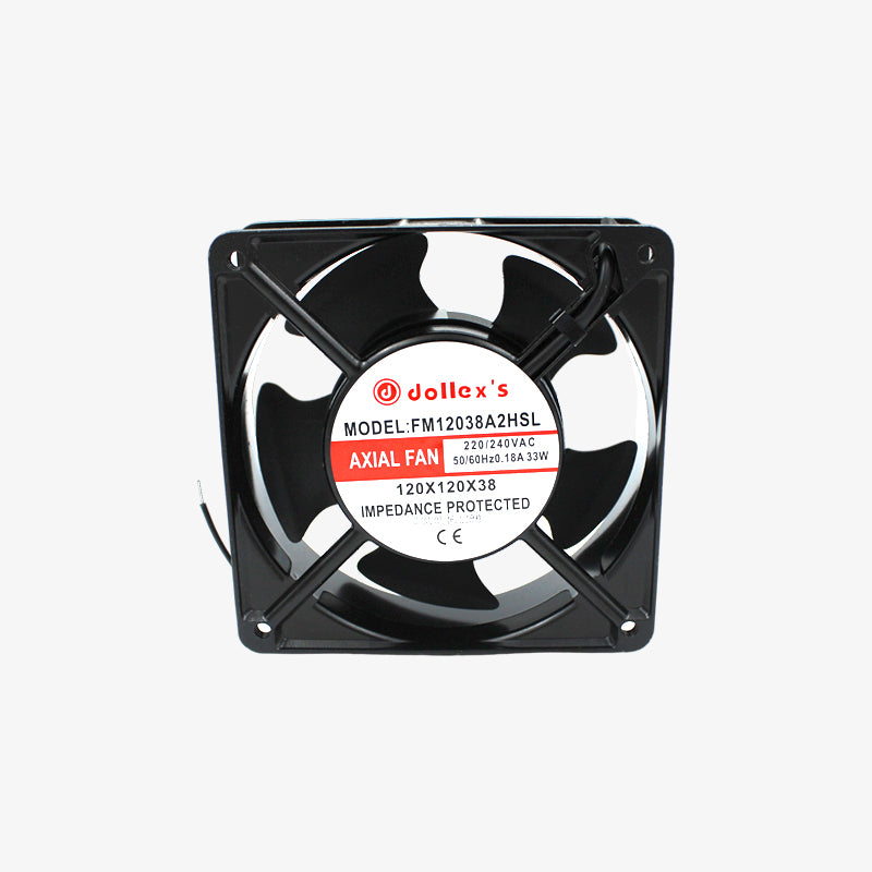 Dollex FM12038A2HSL 4 inch Axial Fan for Cooling - 220/240 VAC