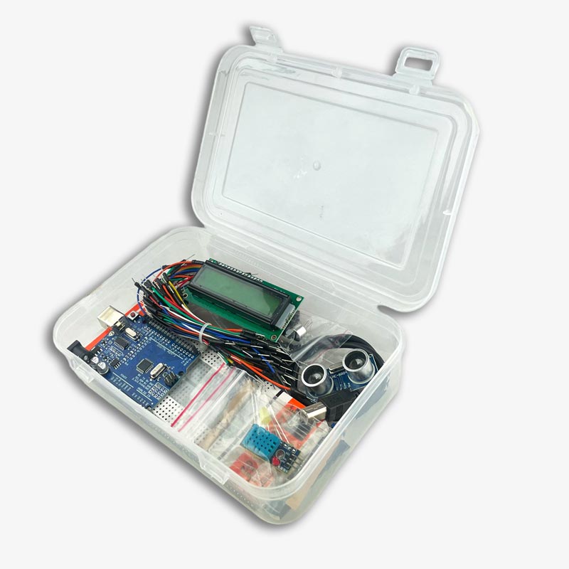 Arduino Starter Kit with Arduino UNO R3, Breadboard, LED, Resistor,Jum –  QuartzComponents