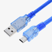 Load image into Gallery viewer, Arduino Nano Cable (USB 2.0 A to USB 2.0 Mini B) - Blue/Black