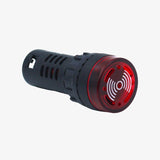 RED AC DC 220V AD16-22SM LED Indicator with Buzzer 22mm - Panel Mount 220V