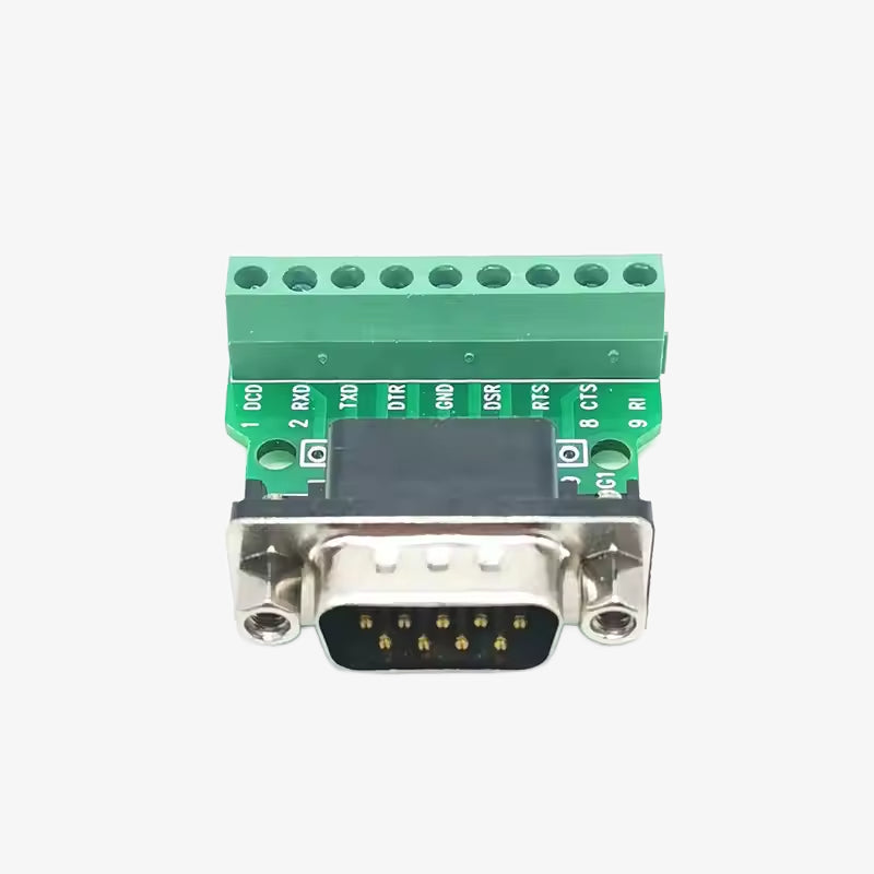 DB9 Male Screw Terminal to RS232 RS485 Conversion Board