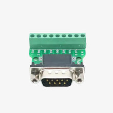 Load image into Gallery viewer, DB9 Male Screw Terminal to RS232 RS485 Conversion Board