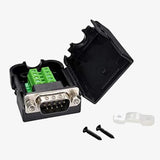 DB9 Male Screw Terminal to RS232 RS485 Conversion Board with Shell and Nut