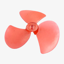 Load image into Gallery viewer, DC Motor Fan Blade 3-Wing Fan For Toy Motor Round Curved Blade - 5.4 Inches