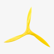 Load image into Gallery viewer, DC Motor Fan Blade 3-Wing Fan For Toy Motor Triangular blade - 5 Inches