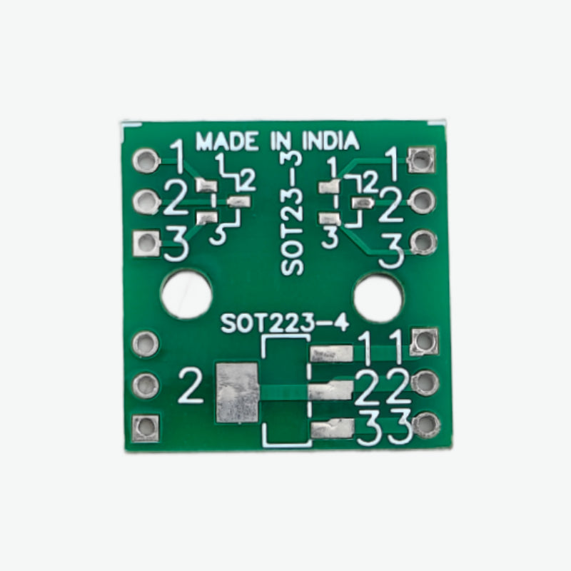 PCB for SOT23 / SOT23-6 / SOT23-3 / SOT223-4 Breakout Board