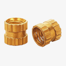 Load image into Gallery viewer, M3 x 6mm Brass Heat Set Threaded Round Insert Nut - 10 Pcs.