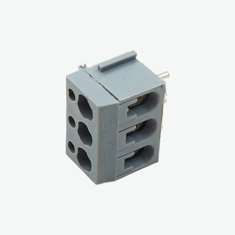 3 Pin PCB Mount Terminal Block Connector - 5mm Pitch