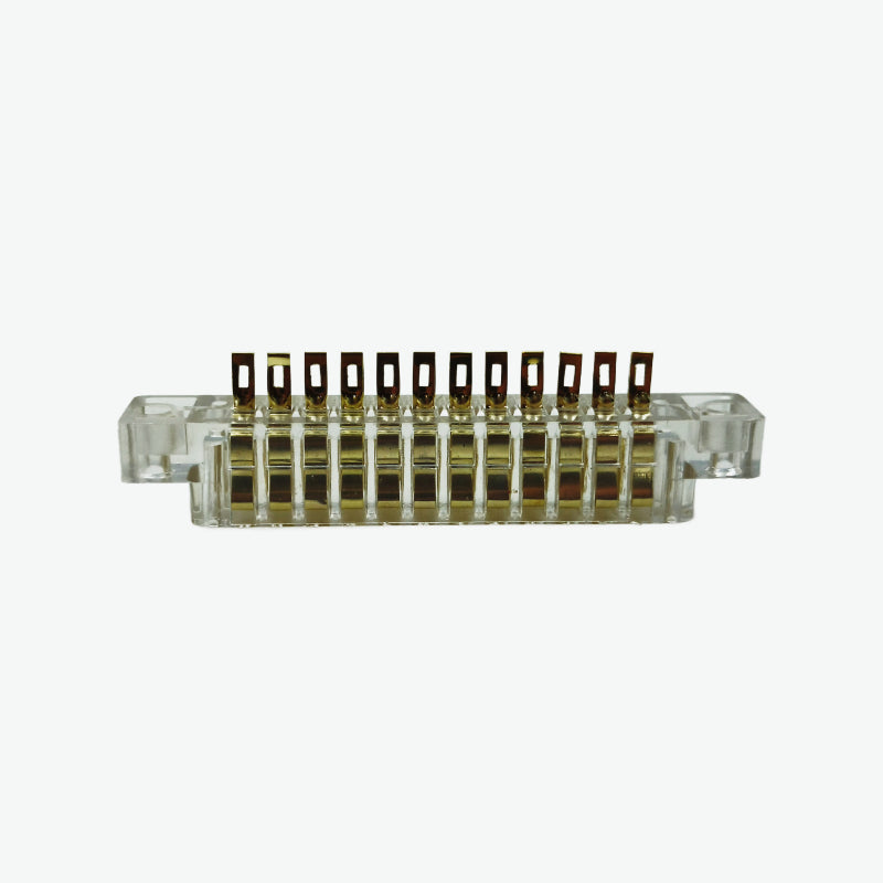 12 Contact Card Edge Connector(White) - 3.96mm Pitch 5A 300V