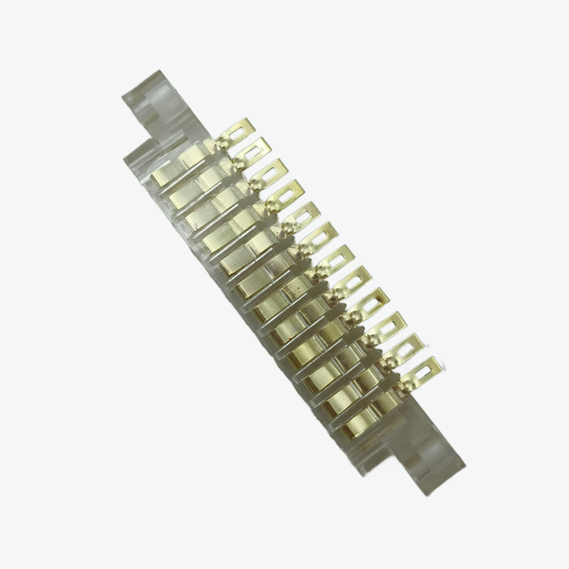 12 Contact Card Edge Connector(White) - 3.96mm Pitch 5A 300V