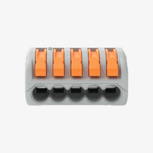 Load image into Gallery viewer, PCT-215 0.08-2.5mm 5 Pole Wire Connector Terminal Block with Spring Lock Lever