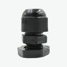 Load image into Gallery viewer, PG7 Cable Gland Connector (DIA-12mm)- Plastic Nylon Waterproof IP68 Wire Enclosures-Black