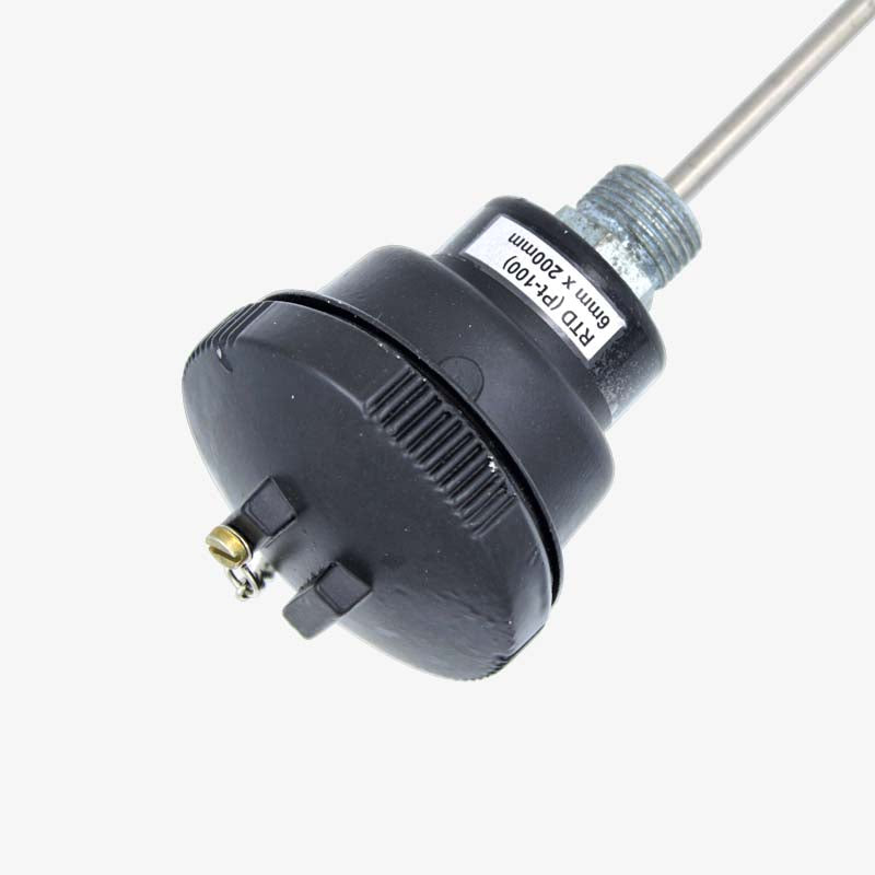 PT100 Head Type Thermocouple 8 inch Long probe - 6mm x 200mm