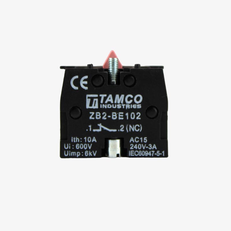 PUSH ELEMENT 22.5 MM RED