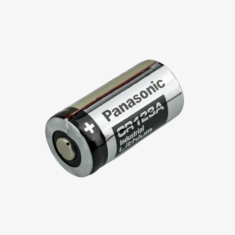 CR123A 3V Panasonic Industrial Batteries, 16 G, Battery Capacity