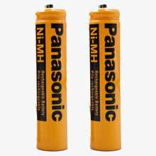 Load image into Gallery viewer, (Pack of 2) Panasonic 1.2V AAA Ni-MH 650 mAh Rechargeable Battery