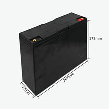 Load image into Gallery viewer, Plastic Battery Box For Lithium Battery Pack (267x77x172mm)