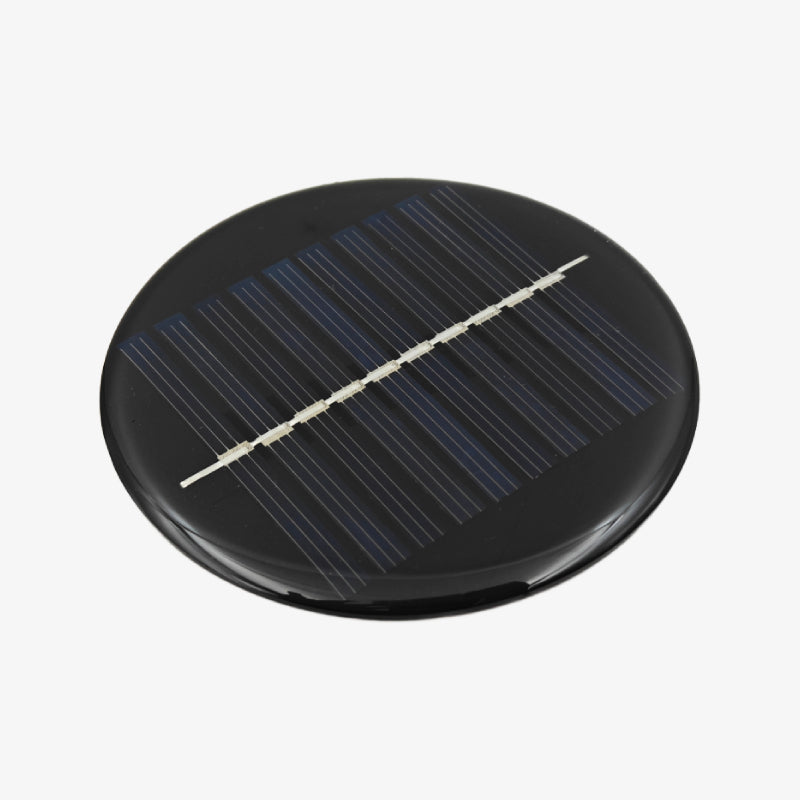 Portable Round Solar Panel 0.48W 6V 80mA