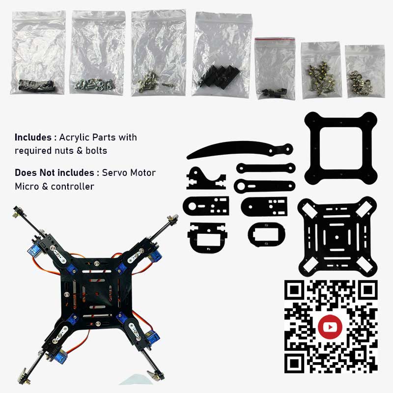 Quadruped Spider Robot DIY Kit