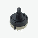1 Pole 12 Way 26mm Rotary  Switch - 8mm Shaft