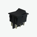 6-Pin DPDT Miniature Rocker Switch - 16A 250V AC
