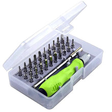 Load image into Gallery viewer, Mini Screwdriver Set with Magnetic Extension Rod and 30 Interchangeable Multipurpose Bits