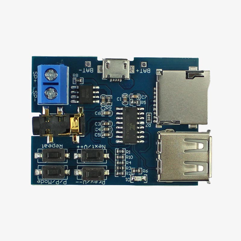 TF Card U Disk MP3 Format Decoder Board Module Audio Player