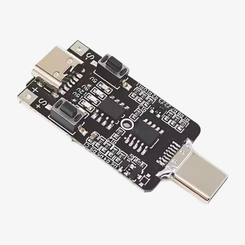 8PCS USB-C PD3.0 Trigger Module Kit - Adjustable Voltage Fast Charge Decoy Board (9V/12V/15V/20V 5A) With Housing For DIY Power Projects - View #2