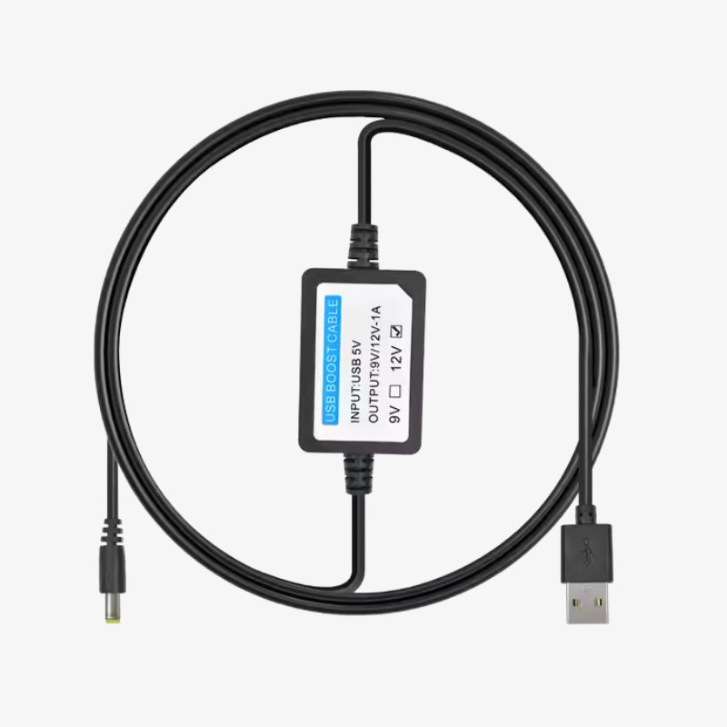 USB Power DC 5V 1A to DC 12V Step Up Module USB Booster Converter Adapter Cable with 2.1×5.5mm DC Plug