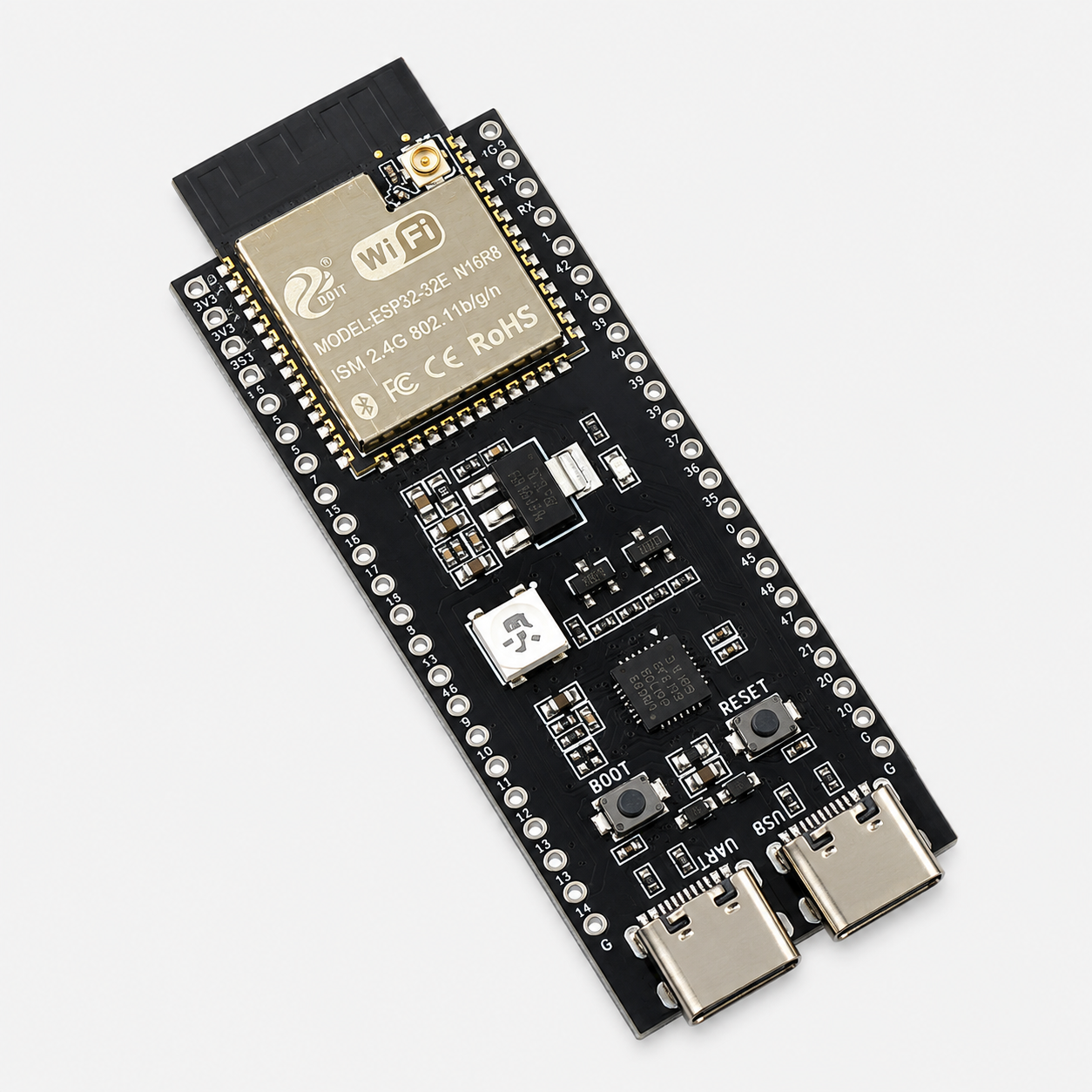 ESP32-S3-WROOM-N16R8 Dual C-Type USB Development Board - Image 1