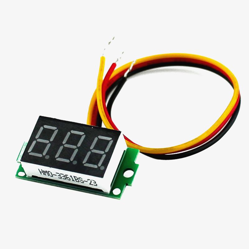 0.36 Inch 0-100V Three Wire DC Voltmeter