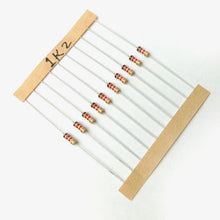 Load image into Gallery viewer, 1.2K ohm, 1/4 Watt Resistor